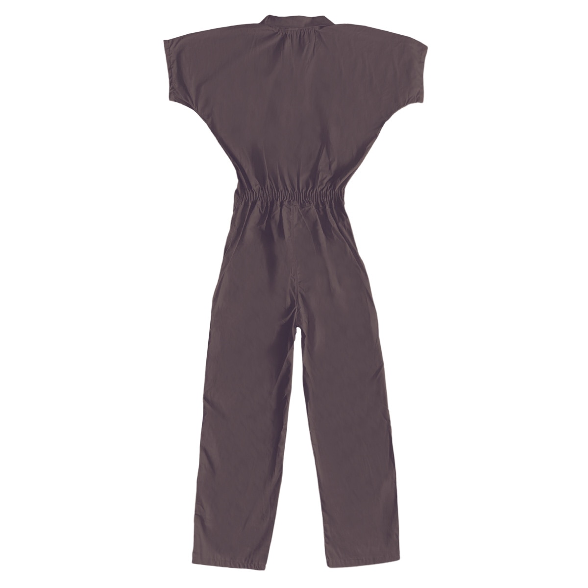 Jumpsuits, Solid Colors, With Pocket, Elastic Waistband